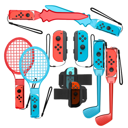 Nintendo Switch Accessoires Set 10-in-1 | Voor o.a. Switch Sports