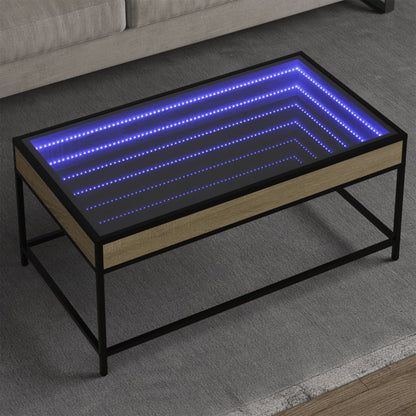 Salontafel Met Infinity Led Kleurig