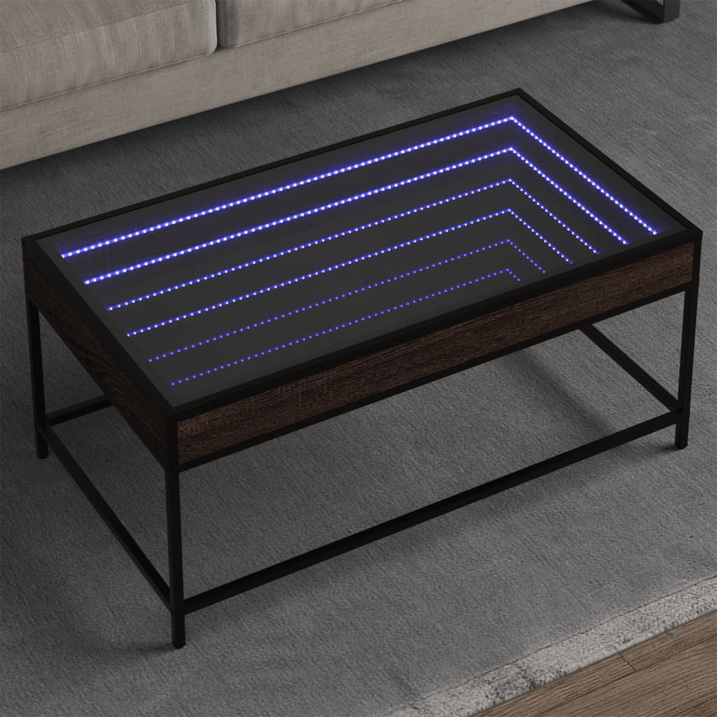 Salontafel Met Infinity Led Kleurig